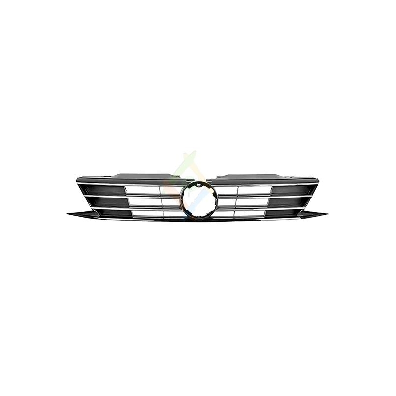 GRILLE AVANT CHROME/NOIRE