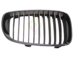 GRILLE AVANT DROITE CADRE CHROME/NOIR/LAMELLES CHROME