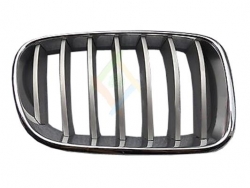 GRILLE AVANT DROITE BORD CHROME/LAMELLES GRIS TITAN