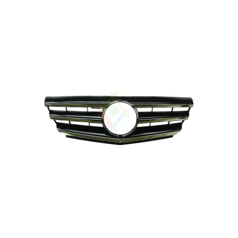 GRILLE AVANT CHROME/NOIRE