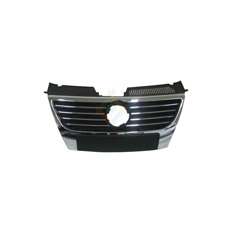 GRILLE AVANT AVEC CADRE ET MOULURE CHROMÉS (ANAGRAM 150MM)