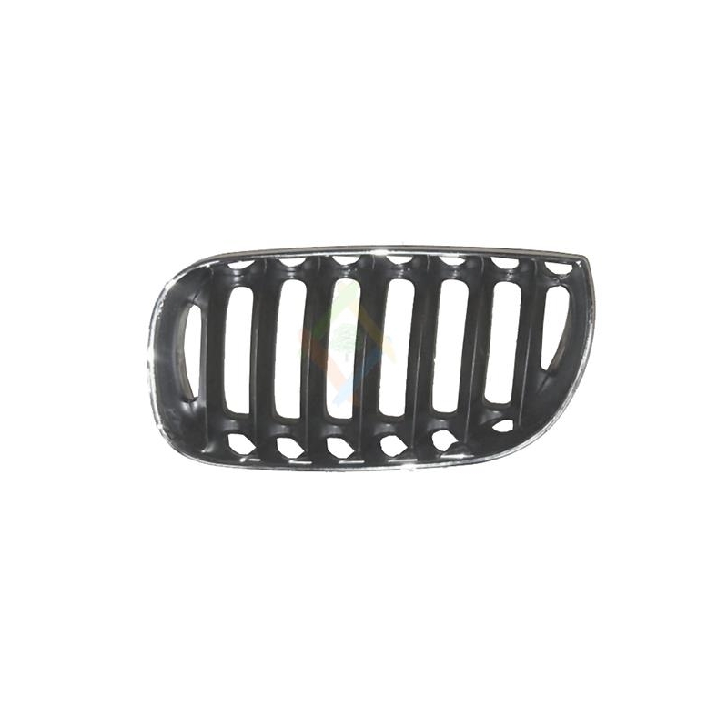 GRILLE AVANT GAUCHE AVEC CADRE CHROME/LAMELLES NOIRES