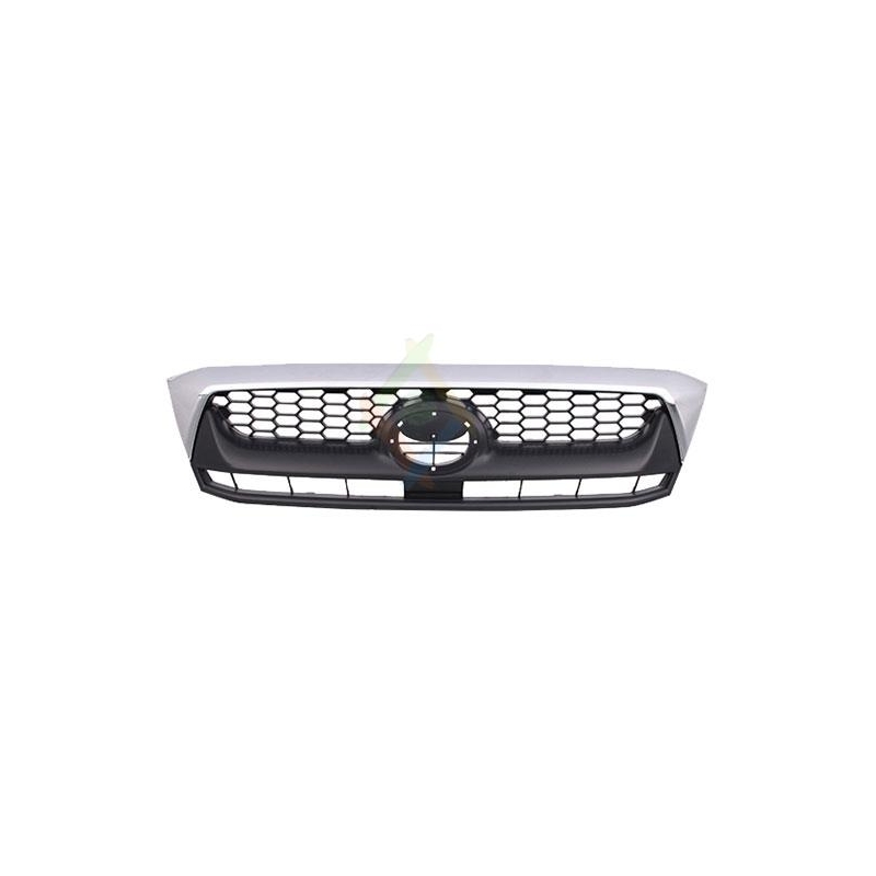 GRILLE AVANT GRISE AVEC MOULURE SUPÉRIEURE CHROMÉE 4X2