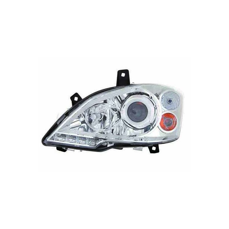 PHARE LED DROIT MANUEL/ÉLECTRIQUE AVEC MOTEUR H7+D1S TYPE HE