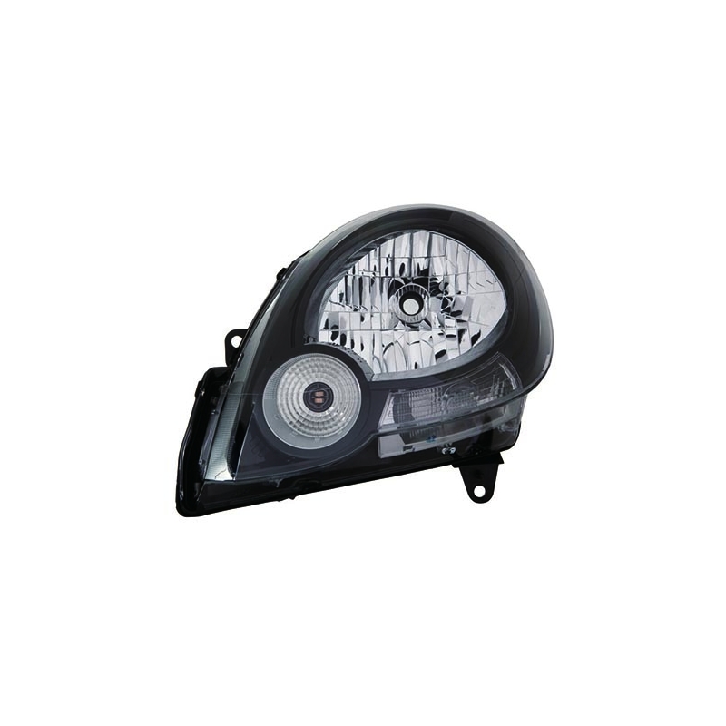 PHARE GAUCHE DAYLIGHT ÉLECTRIQUE BASE NOIRE H4+PY21W+P21/5W