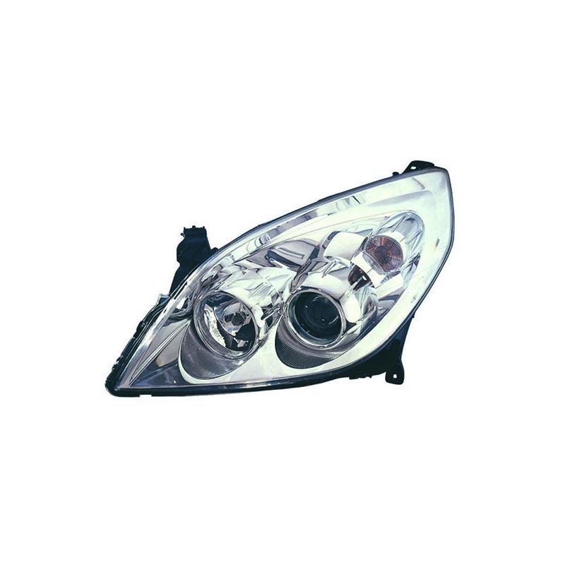 PHARE GAUCHE ELECTRIQUE BASE CHROME H1+H7+PY21W+W5W