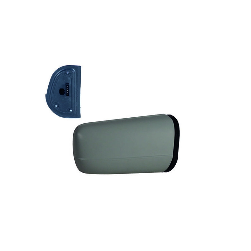 MIROIR DROIT ELECTRIQUE, CONVEXE, BLEU, CHAUFFANT, APPRET, 5 BROCHES