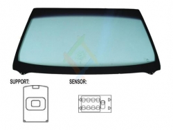 PARE-BRISE RÉFLÉCHISSANT SOCLE DE MIROIR SÉRIGRAPHIÉ CAPTEUR DE PLUIE