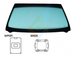 PARE-BRISE RÉFLÉCHISSANT SOCLE DE MIROIR SÉRIGRAPHIÉ FENÊTRE CAPTEUR 