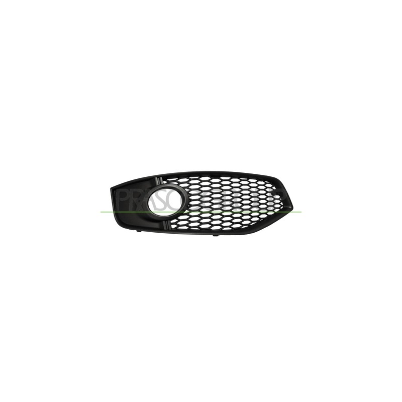 GRILLE DE PARE-CHOCS DROITE-NOIRE-AVEC TROU ANTIBROUILLARD - MOD. S3