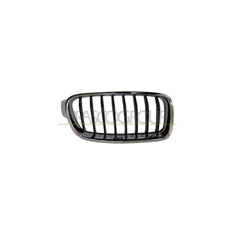 GRILLE DROITE-CHROME/NOIR-MOD. LIGNE SPORTIVE