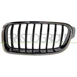 GRILLE GAUCHE-CHROME/NOIR-MOD. LIGNE SPORTIVE