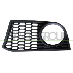 GRILLE DE PARE-CHOCS GAUCHE-NOIRE-AVEC TROUS DE PHARE ANTIBROUILLARD-