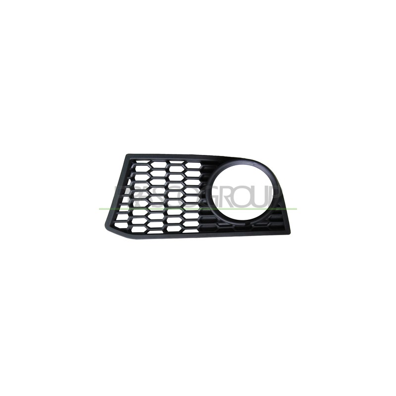 GRILLE DE PARE-CHOCS GAUCHE-NOIRE-AVEC TROUS DE PHARE ANTIBROUILLARD-