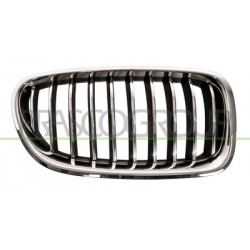 GRILLE DROITE CHROME-CHROME/NOIRE- MOD. LIGNE DE LUXE - BASE