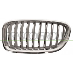 GRILLE GAUCHE--CHROME-CHROME/TITANE - MOD. LIGNE MODERNE