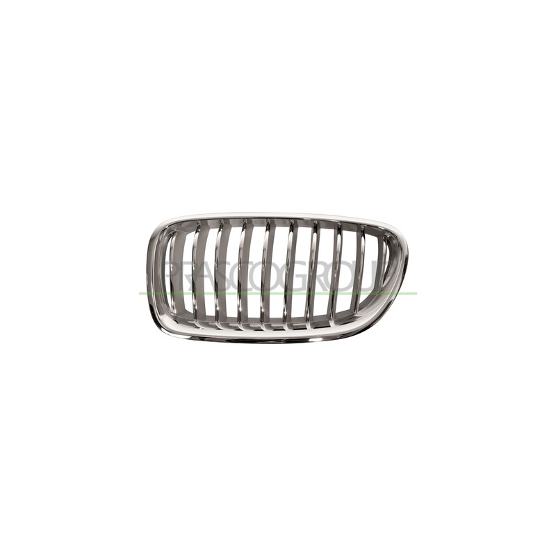 GRILLE GAUCHE--CHROME-CHROME/TITANE - MOD. LIGNE MODERNE