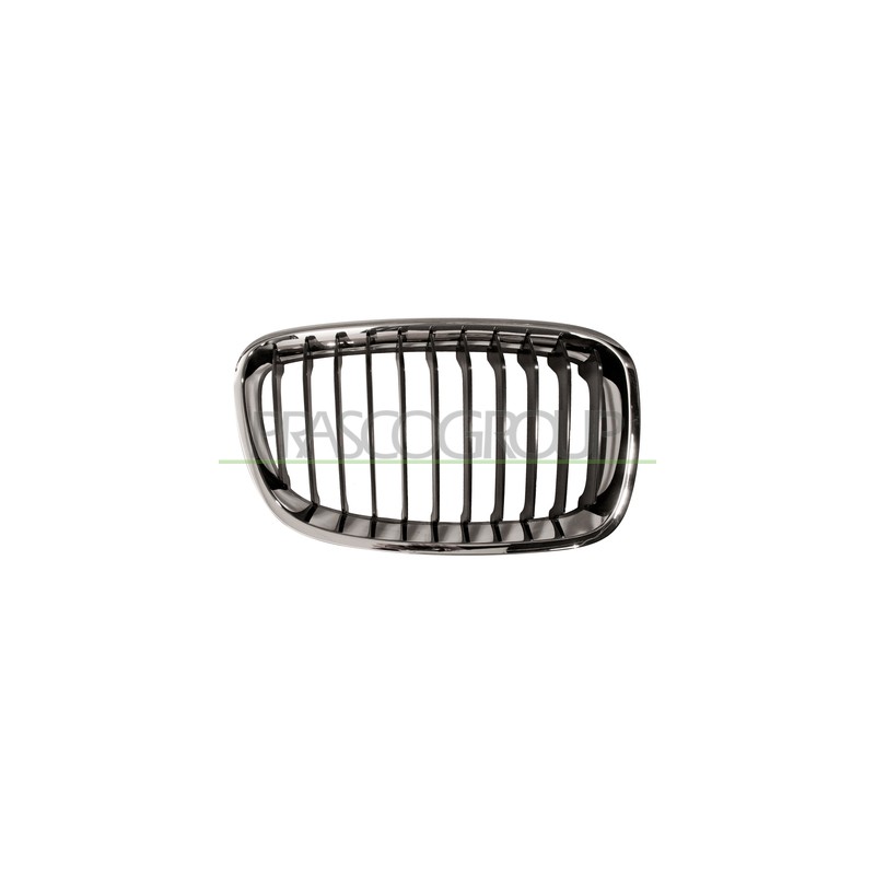 GRILLE DROITE NOIRE AVEC CADRE CHROMÉ - MOD.BASE