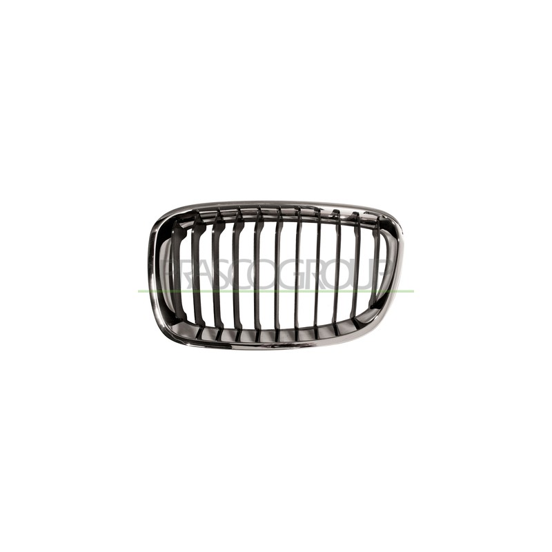 GRILLE NOIRE GAUCHE AVEC CADRE CHROMÉ - MOD.BASE