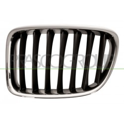 GRILLE GAUCHE-CHROME/NOIR