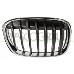 GRILLE DROITE CHROME/NOIRE