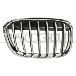 GRILLE DROITE CHROME/TITANE/NOIR MOD. LIGNE X