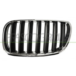 GRILLE GAUCHE CHROME/TITANE/FONCE