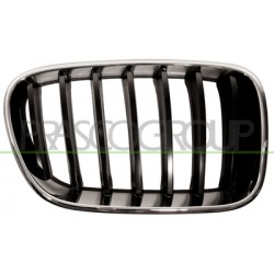 GRILLE DROITE CHROME/NOIRE