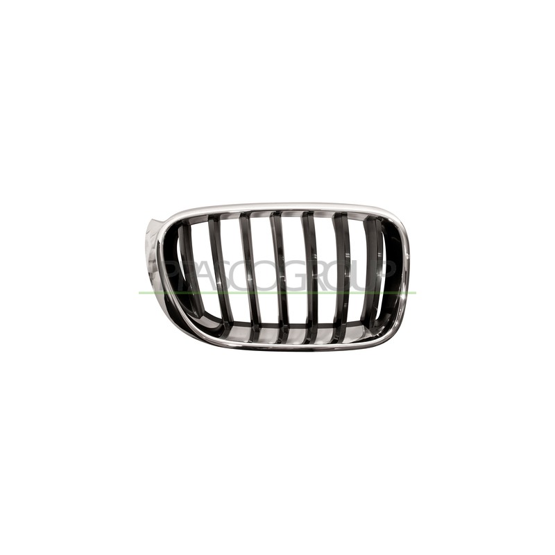 GRILLE DROITE-CHROME/NOIR - MOD. BASE