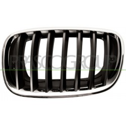 GRILLE GAUCHE CHROME-CHROME/NOIR