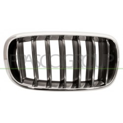 GRILLE DROITE-CHROME/NOIR - MOD. BASE