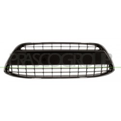 GRILLE DE PARE-CHOCS CENTRAL-NOIR-AVEC CADRE CHROME-AVEC CACHE CROCHE