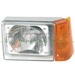 FEU ASYMETRIQUE DROITE H5 MANUEL AVEC LAMPE AMBRE