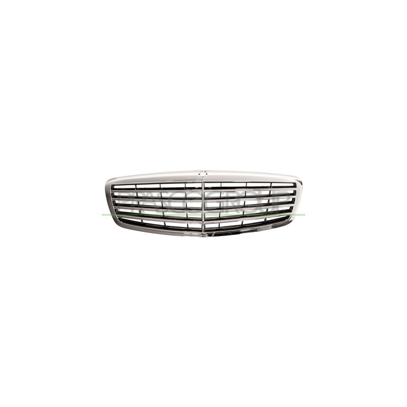 GRILLE COMPLÈTE (CHROME/NOIR)RC W221 (CLASSE S) MOD. 06/01 - 1