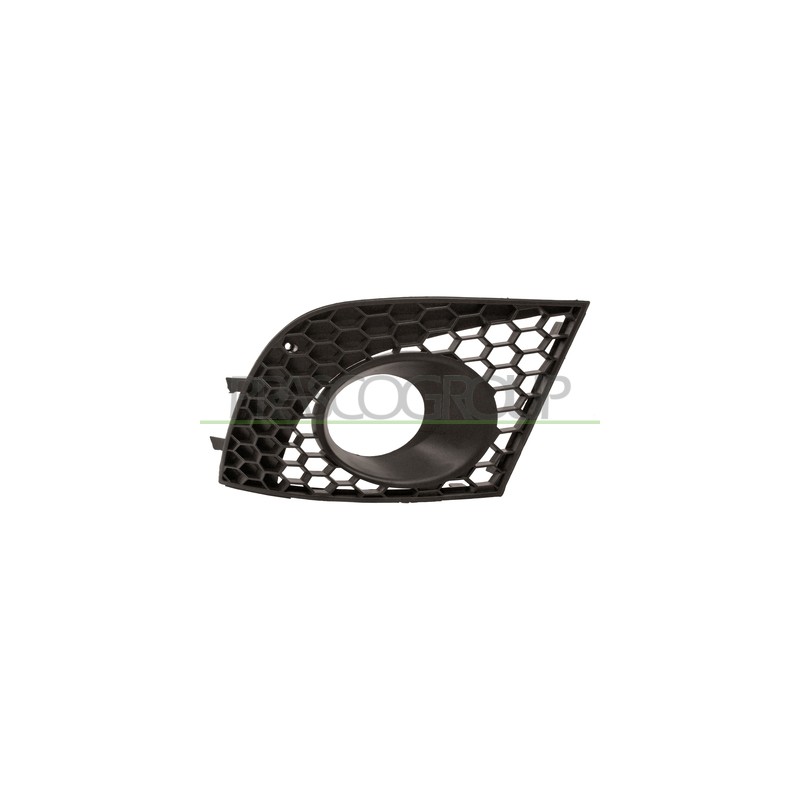 GRILLE DROITE NOIRE AVEC TROUS POUR PHARE ANTIBROUILLARD PARE-CHOCS A