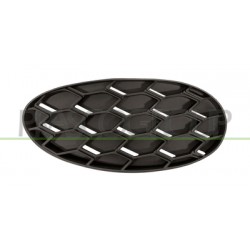 GRILLE DE PARE-CHOCS DROITE-NOIR-SANS TROUS DE PHARE ANTIBROUILLARD